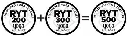 Yoga Alliance RYT 200 + RYT 300 = RYT 500